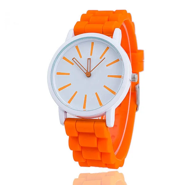 VANSVAR Fashion Women Silicone Watch Hot Casual Quartz Watch Ladies Wrist Watch Relogio Feminino Montre Femme Gift 377