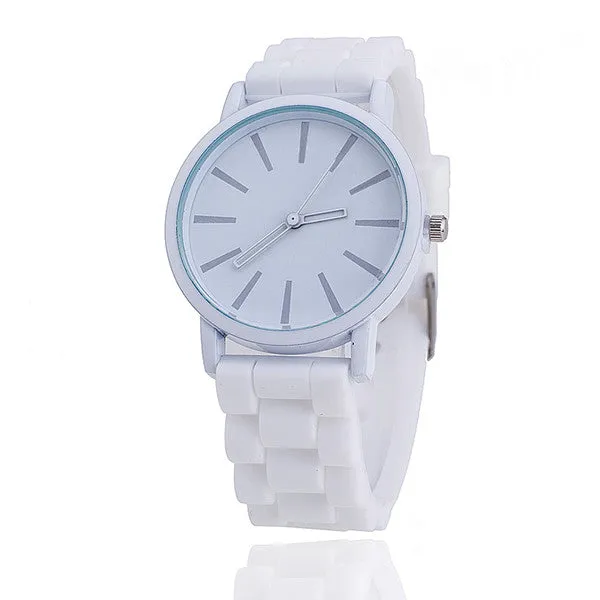 VANSVAR Fashion Women Silicone Watch Hot Casual Quartz Watch Ladies Wrist Watch Relogio Feminino Montre Femme Gift 377