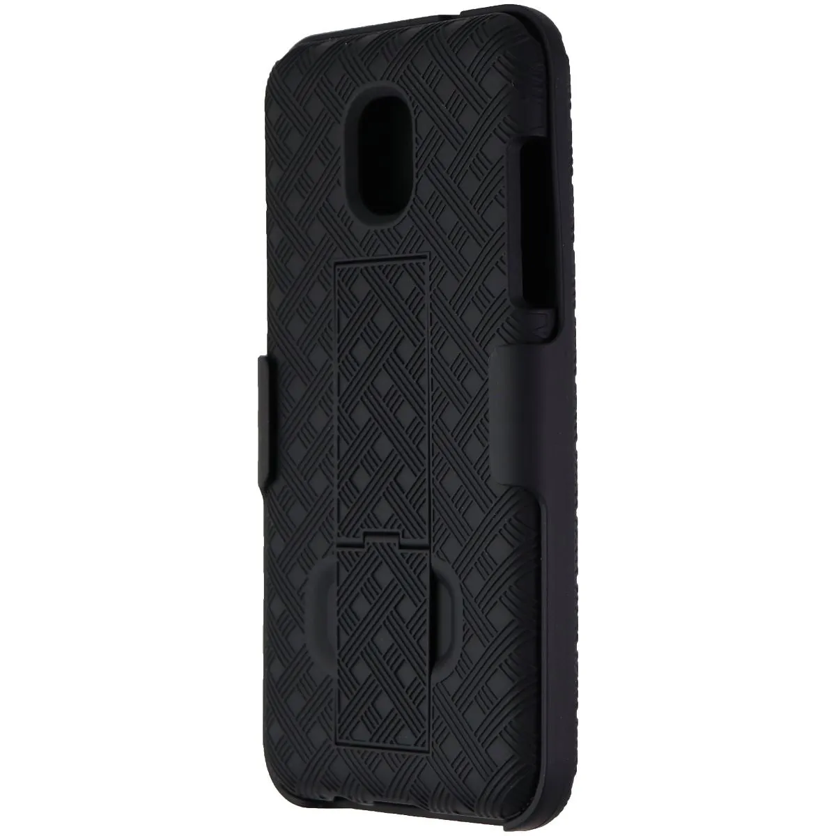 Verizon Shell and Holster for Samsung Galaxy J3 V (3rd Generation) - Black