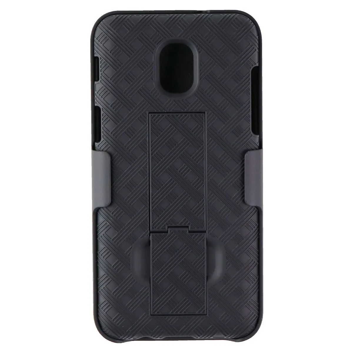 Verizon Shell and Holster for Samsung Galaxy J3 V (3rd Generation) - Black