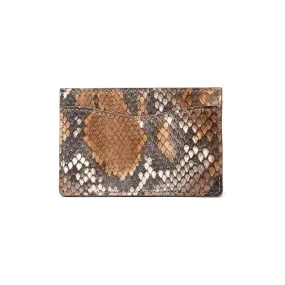 W. Kleinberg  Python Flat Card Case Multi