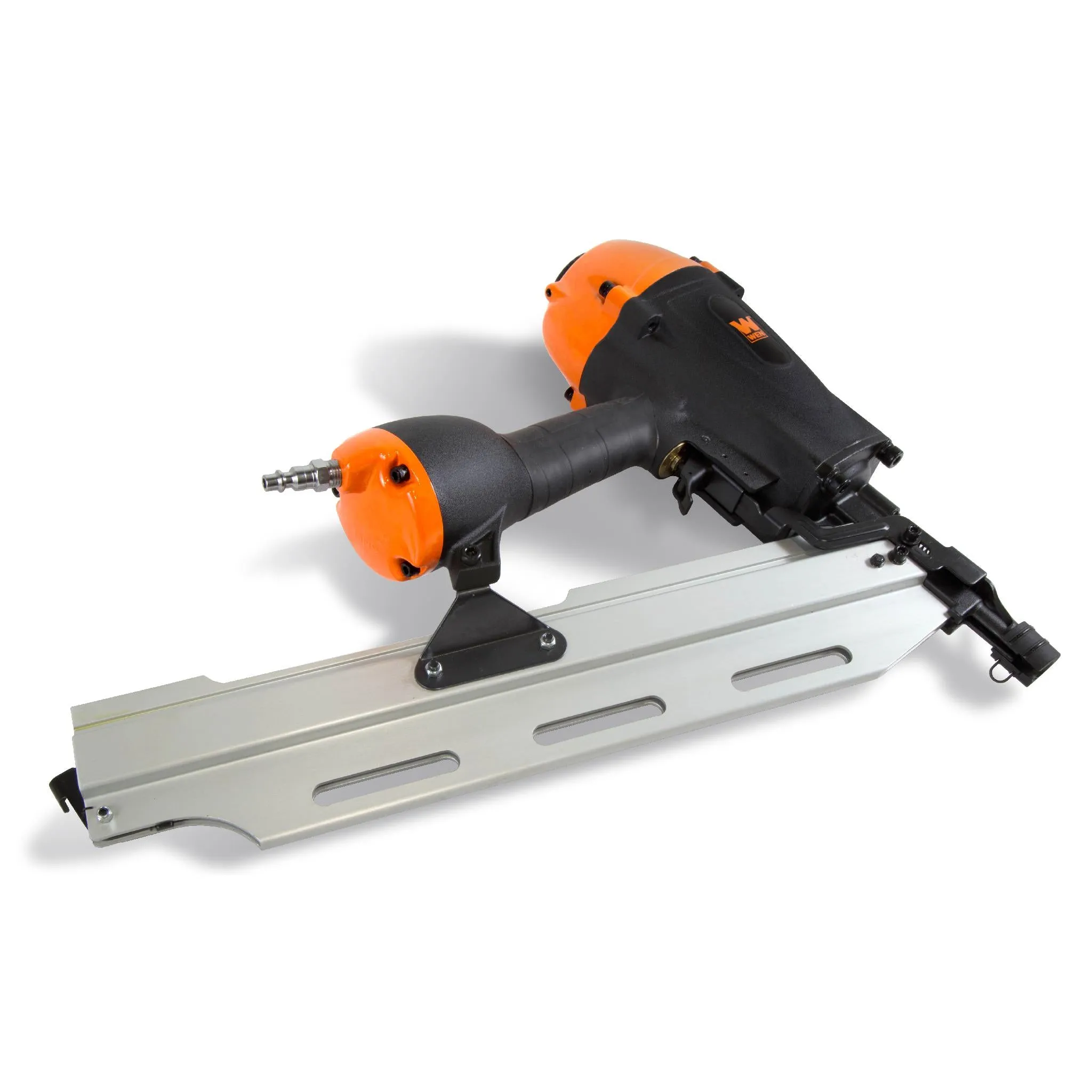 WEN 61793 21-Degree Pneumatic Framing Nailer with Carrying Case