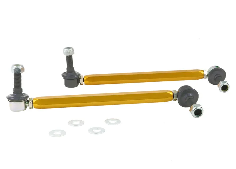 Whiteline Sway Bar End Link Kit Toyota Corolla E120/ E130 (2000-2009) [290-315mm/ 12mm Ball Stud] Front - KLC180-295