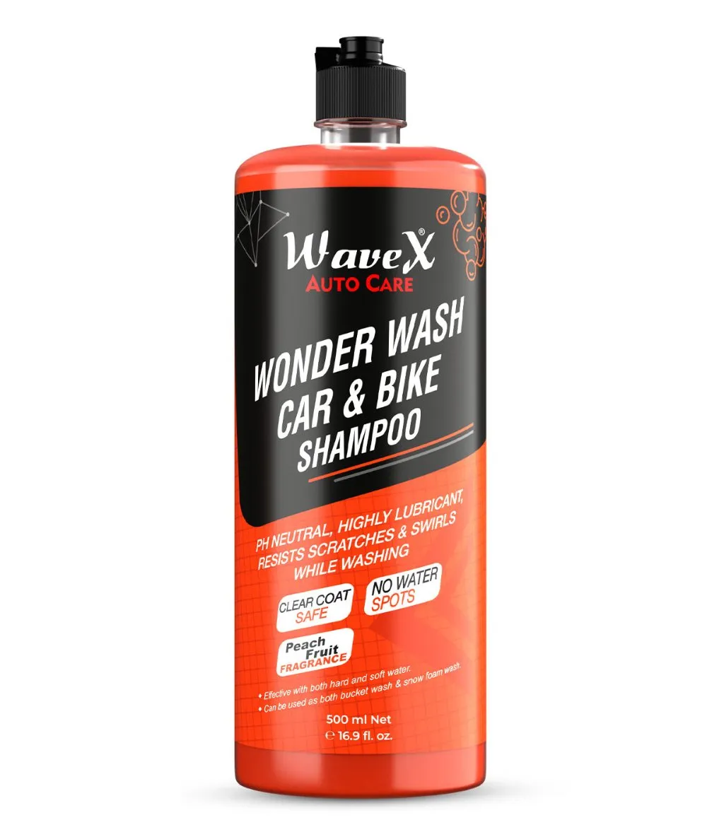 Wonder Wash Car Shampoo | Honey Like Thick with Super Suds Car Washing Shampoo