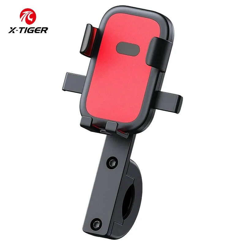 X-TIGER Bike Phone Holder Adjustable Handlebar of Motorcycle Phone Mount Stand Mountain Scooter Phone Clip for iphone 14 Pro Max