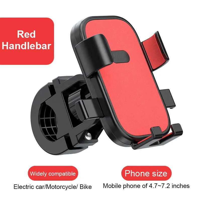 X-TIGER Bike Phone Holder Adjustable Handlebar of Motorcycle Phone Mount Stand Mountain Scooter Phone Clip for iphone 14 Pro Max